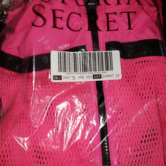 💕 VS PINK FULL ZIP CAMPUS MESH ANORAK - Picture 4 of 5